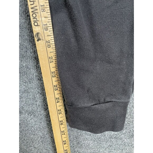 Adidas Pants Men’s L Large Black Sweatpants Logo Pockets Drawstring Activewear - Picture 7 of 9